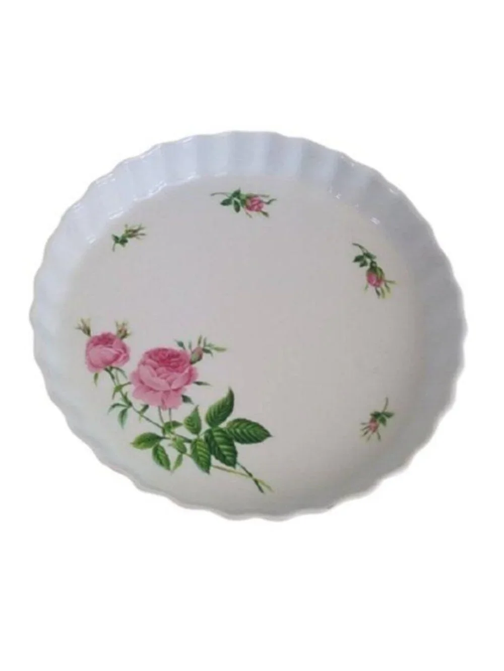 Christineholm Porcelain ROSE Tart Quiche 10
